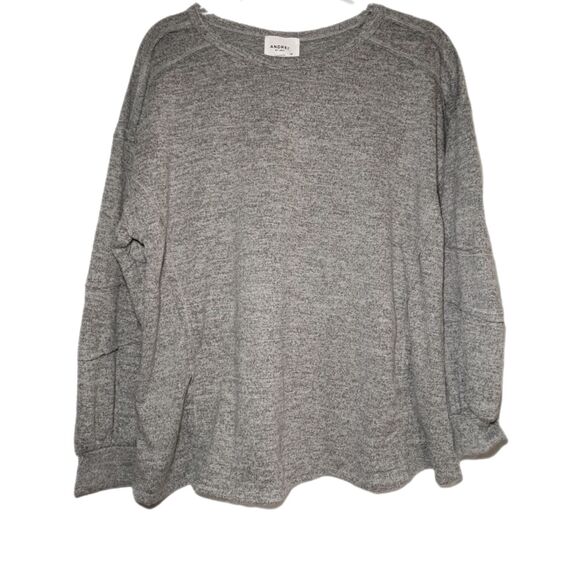 NEW Andree by Unit Gray Loose Crew Neck Sweatshirt Size XL - Picture 1 of 4